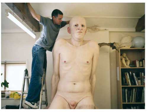 Ron Mueck en su taller